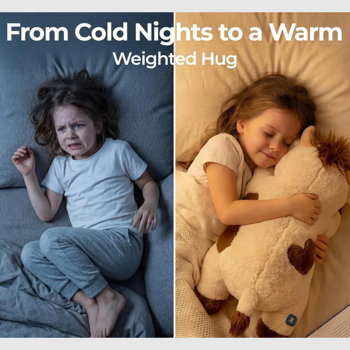 Heated Weighted Cow Plush