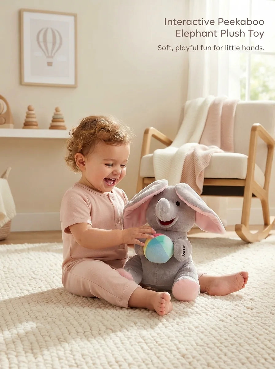 Interactive Peekaboo Elephant