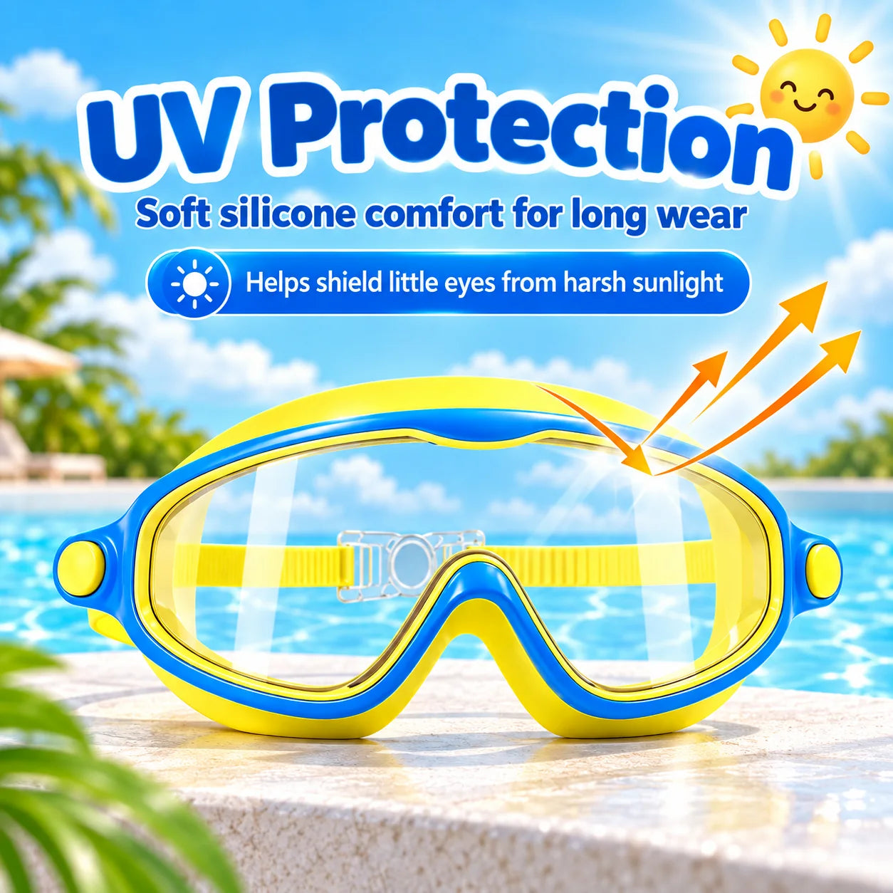 Kids Anti-Fog Swim Goggles