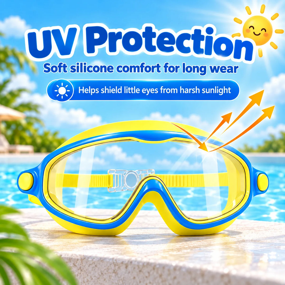 Kids Anti-Fog Swim Goggles