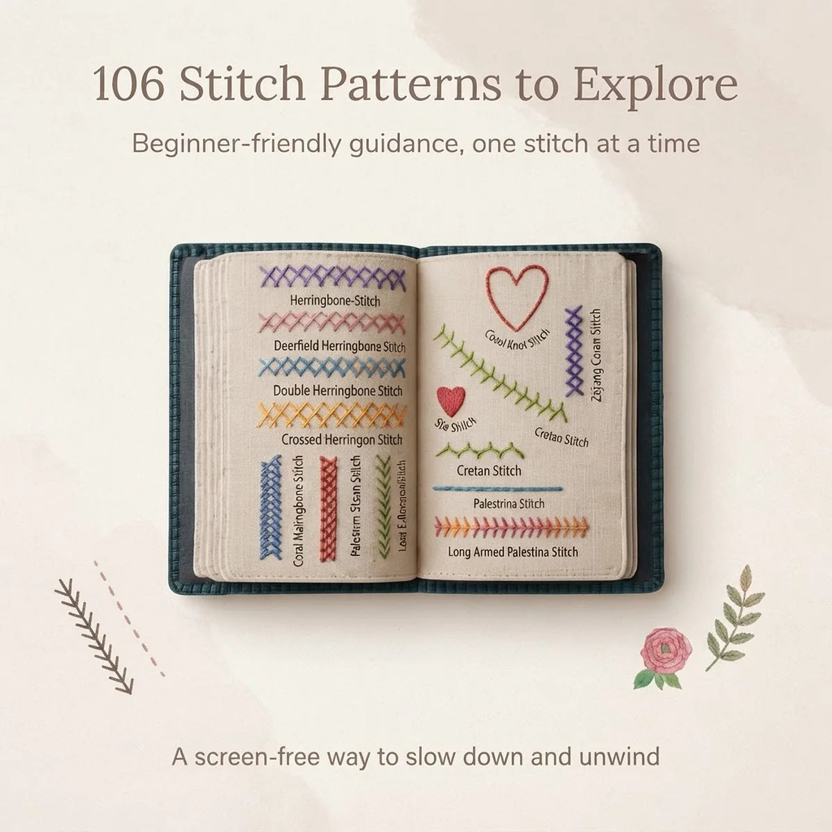 Embroidery Stitch Journal Kit