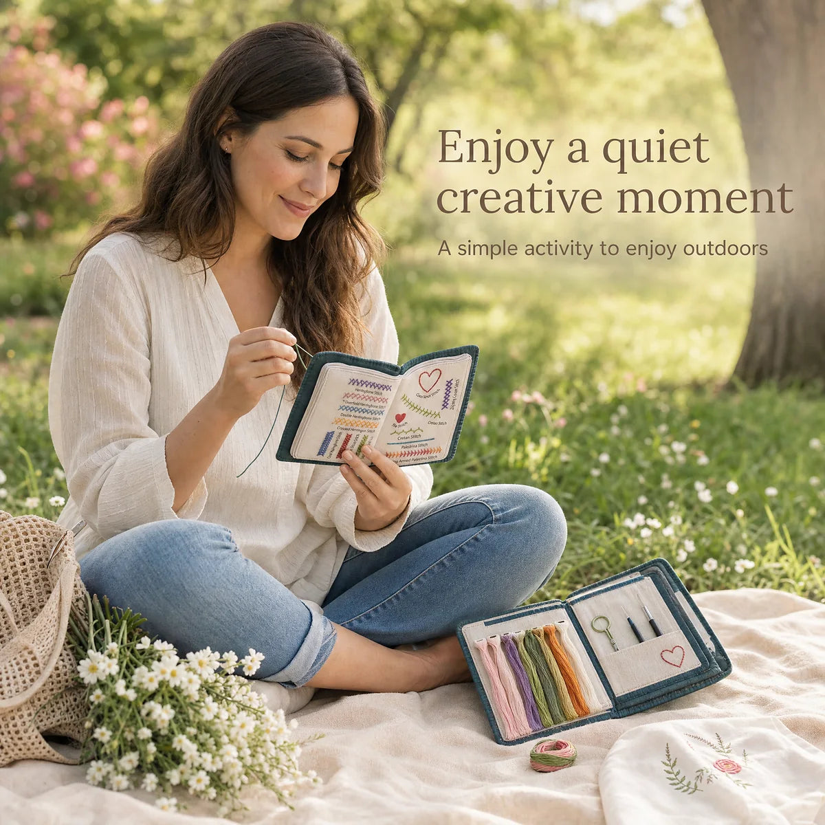 Embroidery Stitch Journal Kit
