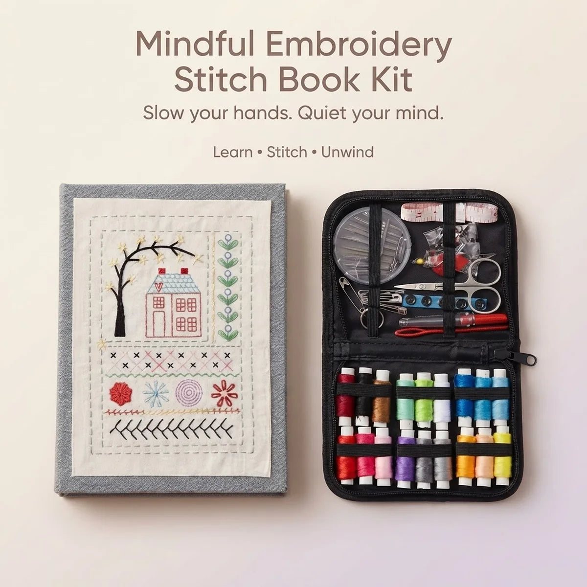Embroidery Stitch Journal Kit